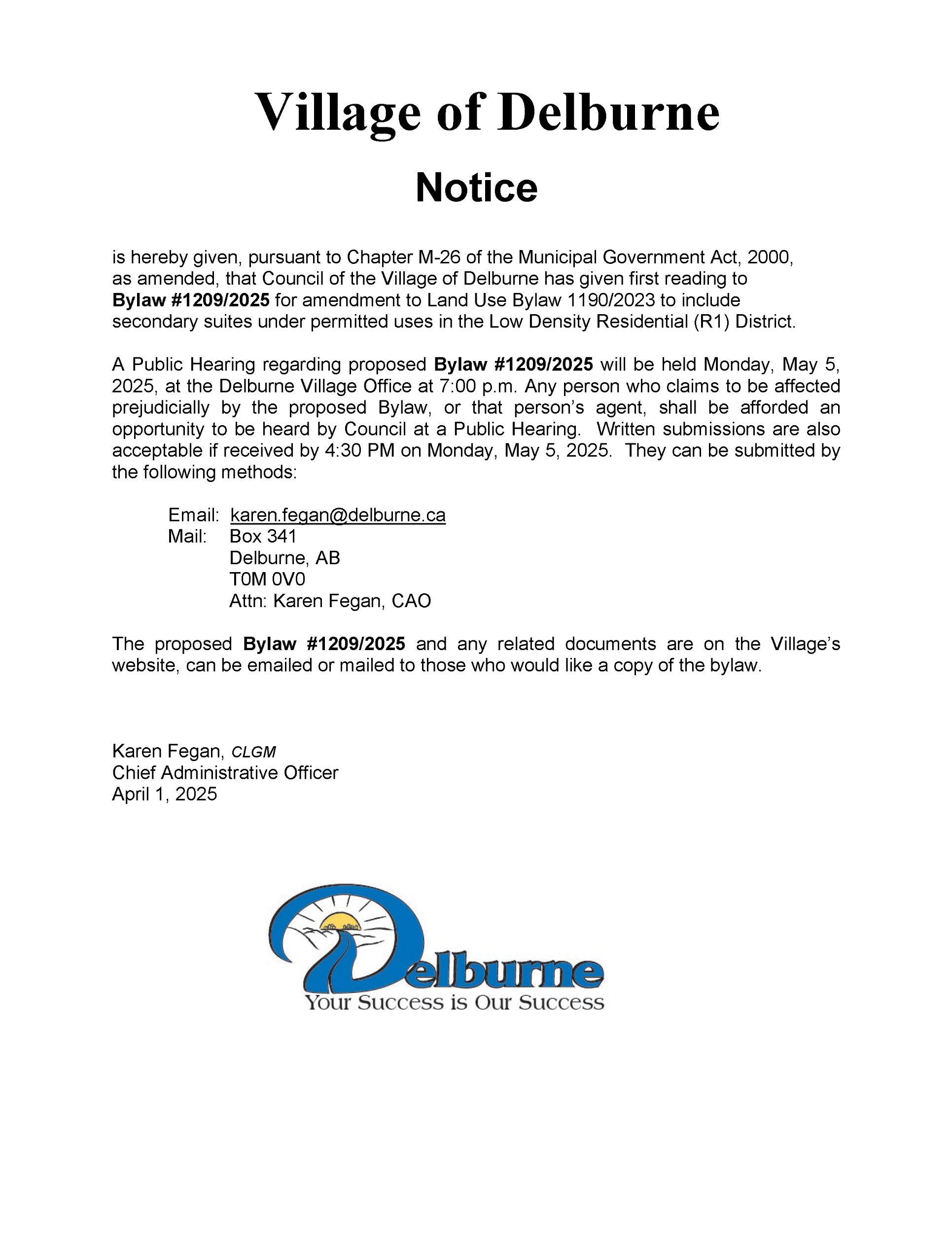 Public Hearing Notice Bylaw No. 1209-2025.png