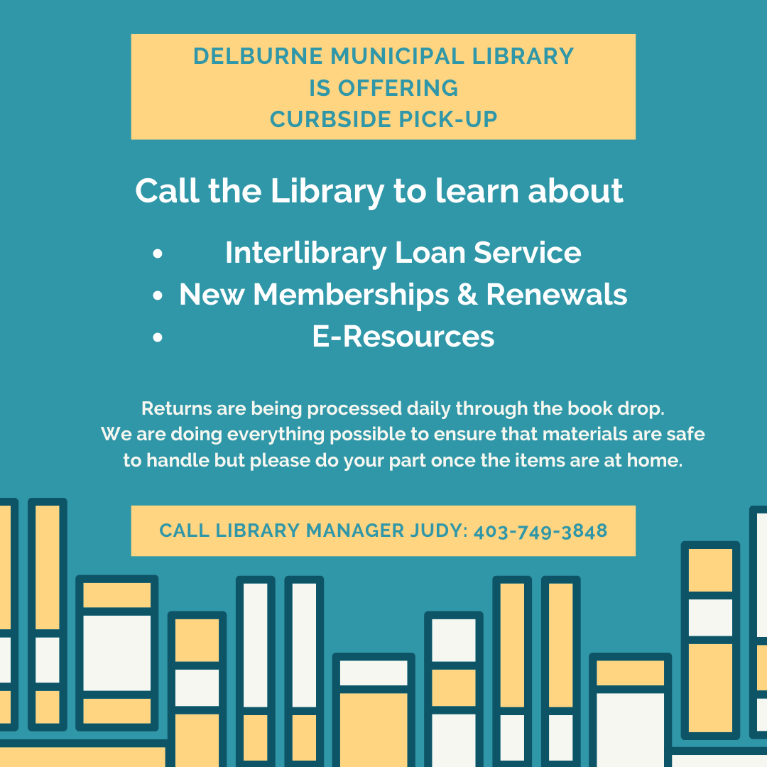 Delburne Municipal Library - Curbside pick up.png